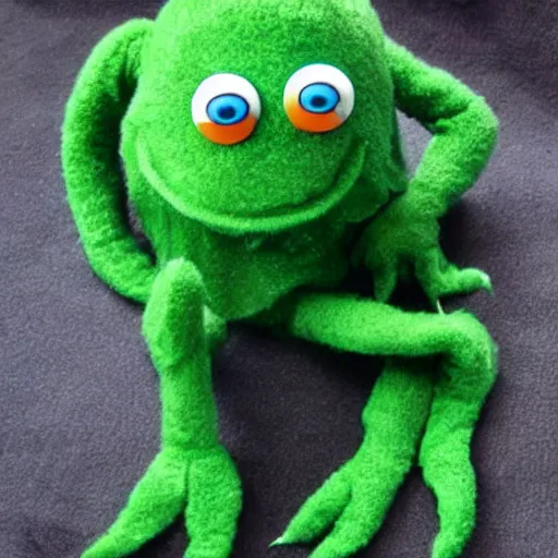 Image similar to cthulhu muppet