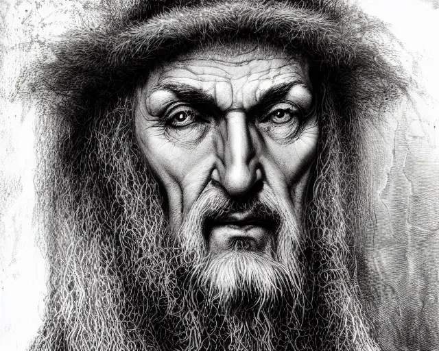 Prompt: 5 5 mm portrait photo of nostradamus with a giant nose. by luis royo. highly detailed 8 k. intricate. lifelike. soft light. nikon d 8 5 0. cinematic post - processing