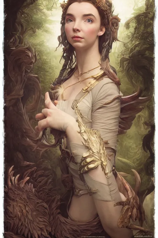 Prompt: A fantasy book style portrait painting of a hybrid Jodie Comer, Anya_Taylor-Joy as a Mystical Valkyrie Reptilian-Anubis Atlantean Warrior, François Boucher, Oil Painting, unreal 5, DAZ, hyperrealistic, octane render, Regal, Refined, Detailed Digital Art, RPG portrait, William-Adolphe Bouguereau, Michael Cheval, Walt Disney (1937), Steampunk, Volumetric Golden dappled dynamic lighting, Highly Detailed, Cinematic Lighting, Unreal Engine, 8k, HD