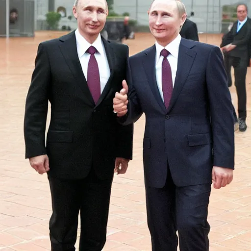 Prompt: super gay and happy Putin