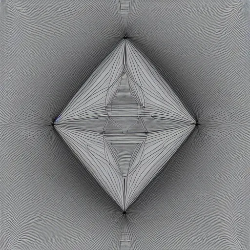 Prompt: serpinksy tetrahedron, fractal, triangles inside of triangles, 3 d render