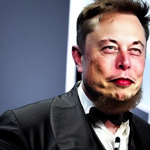 Prompt: bearded elon musk