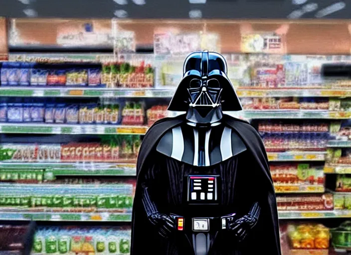 Darth store vader shopping