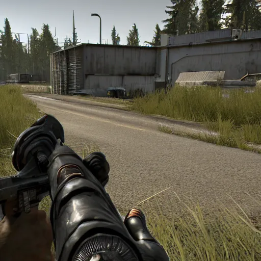 Image similar to highly detailed screenshot of escape from tarkov,