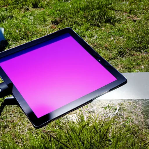 Image similar to A wacom tablet melting in the sun