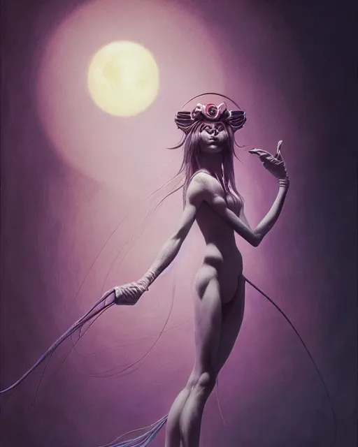 Image similar to sailor moon grotesque, ultra detailed, ultra realistic, adventure time, studio lighting, by beksinski, alejandro jodorowsky, giger, greg rutkowski, carne griffith trending on artstation, deviantart, photorealism