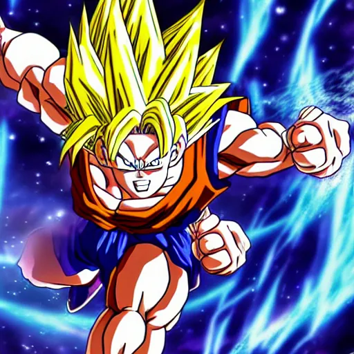 Image similar to an orangutan in dragon ball z going ultra instinct, 4 k, hyper realistic, dslr, high resolution, landscape, beautiful, anime, super saiyan, ultra instinct