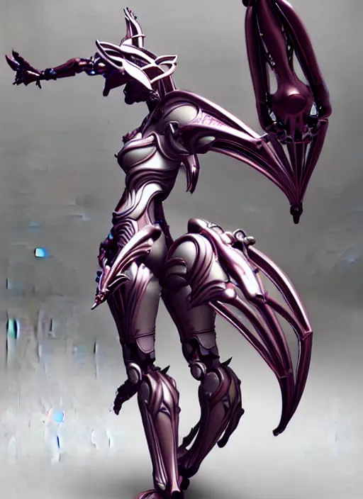 Image similar to extremely detailed goddess shot, front shot, low shot, of a beautiful saryn warframe, that's a giant beautiful stunning anthropomorphic robot female dragon with metal cat ears, posing elegantly, detailed sharp robot dragon paws for feet, thick smooth warframe legs, streamlined white armor, long elegant tail, two arms, two legs, long tail, detailed warframe fanart, destiny fanart, high quality digital art, giantess art, furry art, 3D realistic, warframe art, Destiny art, furaffinity, DeviantArt, artstation, 8k HD, octane render