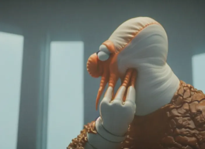 Image similar to film still of zoidberg in the scifi movie, 4 k