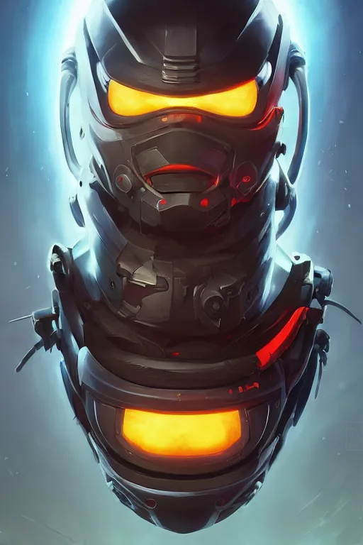 Image similar to epic mask helmet robot ninja portrait stylized as fornite style game design fanart by concept artist gervasio canda, behance hd by jesper ejsing, by rhads, makoto shinkai and lois van baarle, ilya kuvshinov, rossdraws global illumination radiating a glowing aura global illumination ray tracing hdr render in unreal engine 5