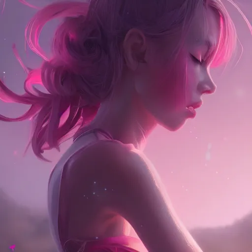 Prompt: a pink apocalypse, made by Stanley Artgerm Lau, WLOP, Rossdraws, ArtStation, CGSociety, concept art, cgsociety, octane render, trending on artstation, artstationHD, artstationHQ, unreal engine, 4k, 8k,