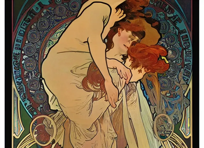 Image similar to joe band performing a thousand hands dance, alphonse mucha, 8 k