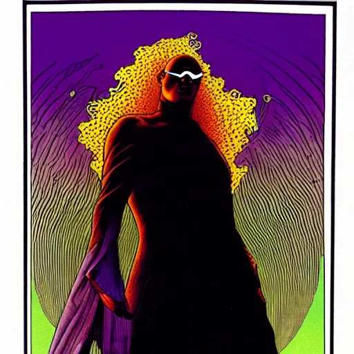 Prompt: morpheus by moebius,