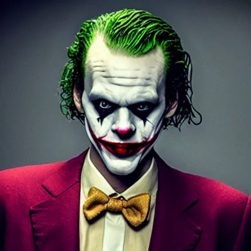 Image similar to Bill Skarsgard as The Joker