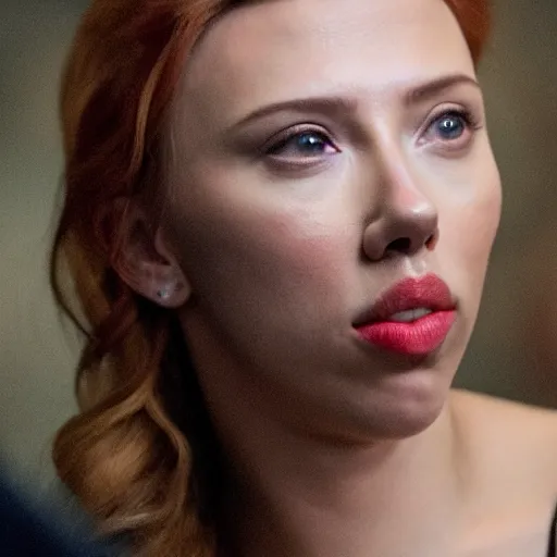 Image similar to scarlet johansson as a hamster