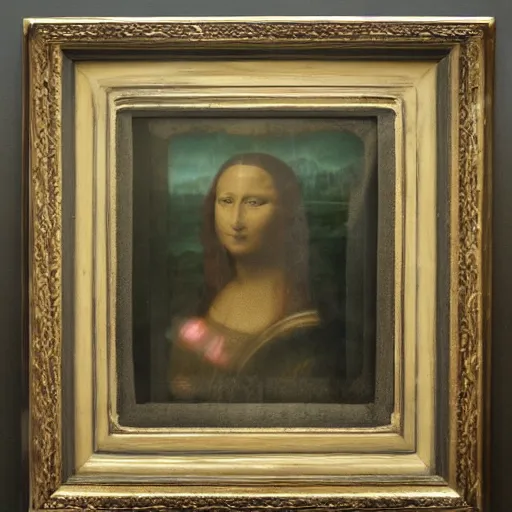 Image similar to mona lisa, octane render