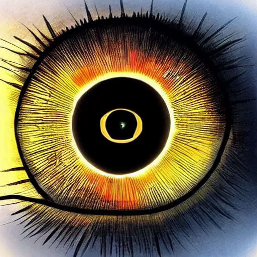 Prompt: eye of sauron