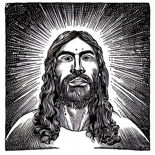 Prompt: “Jesus drawn in the style of Robert Crumb”