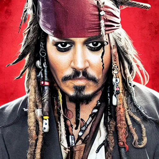 Prompt: Jack Sparrow as president