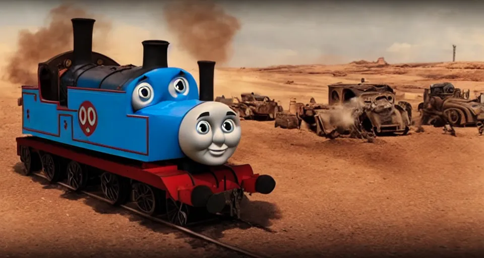 thomas the tank engine angry