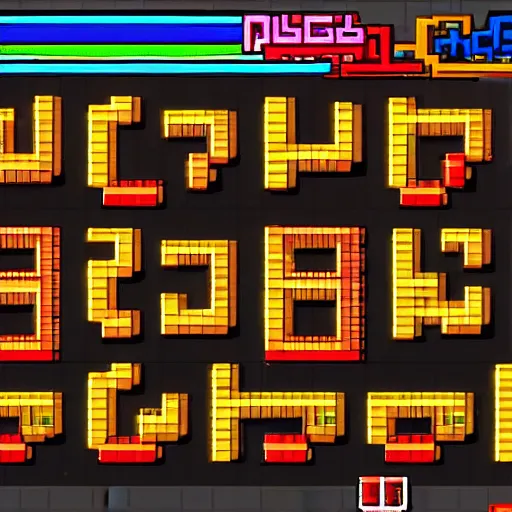 Image similar to a pixel art roguelike game about battling slot machines