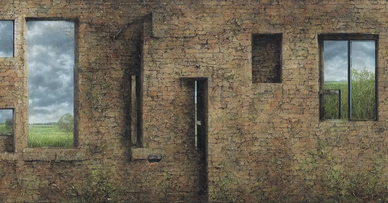 Image similar to Magic window to colorful different dimensions, with floating different energy strings and small particles, by Lee Madgwick