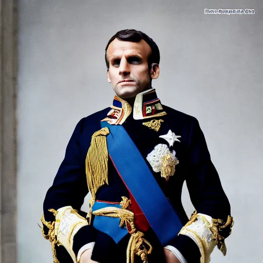 Image similar to portrait of emmanuel macron dressed as napoleon in parliament, natural light, sharp, detailed face, magazine, press, photo, steve mccurry, david lazar, canon, nikon, focus