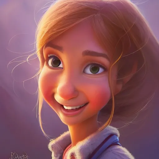 Prompt: portrait of a cartoon jessica alba smiling, medium shot, zootopia, fantasy, intricate, cinematic lighting, digital painting, artstation, concept art, smooth, sharp focus, pixar zootopia illustration, art by artgerm and greg rutkowski and disney, detailed textures, award winning portrait studio lighting by jessica rossier and brian froud and gaston bussiere