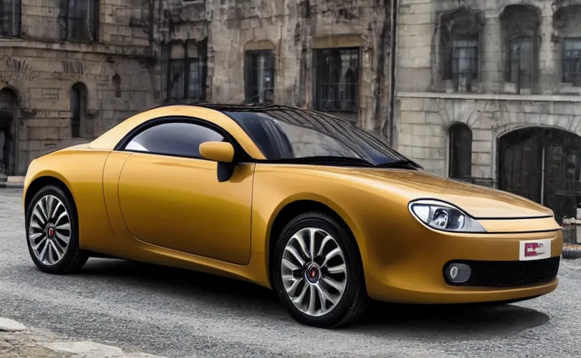 Prompt: Fiat coupe from 2020