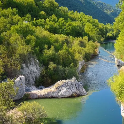 Image similar to eue of the earth cetina river