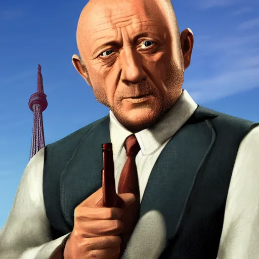 Image similar to Jonathan banks gta cover art