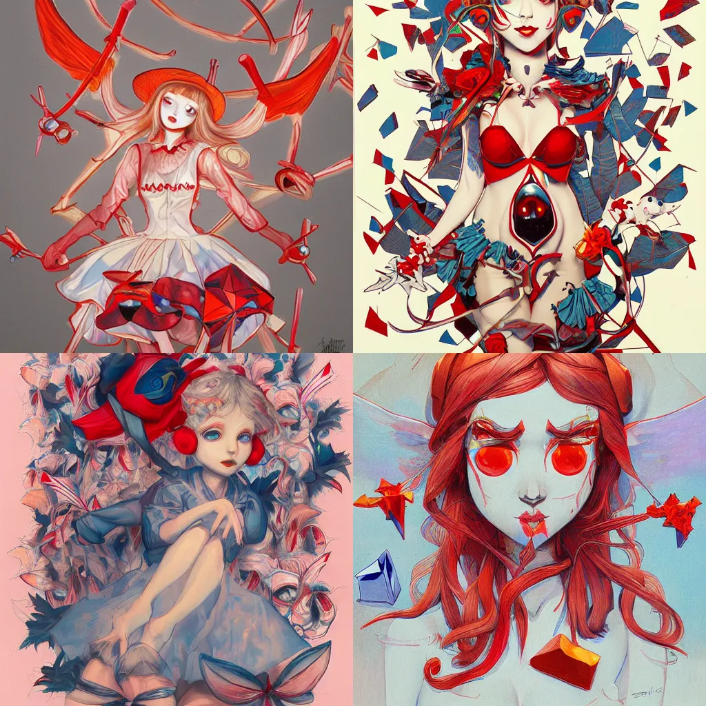 Prompt: Flandre Scarlet by James Jean