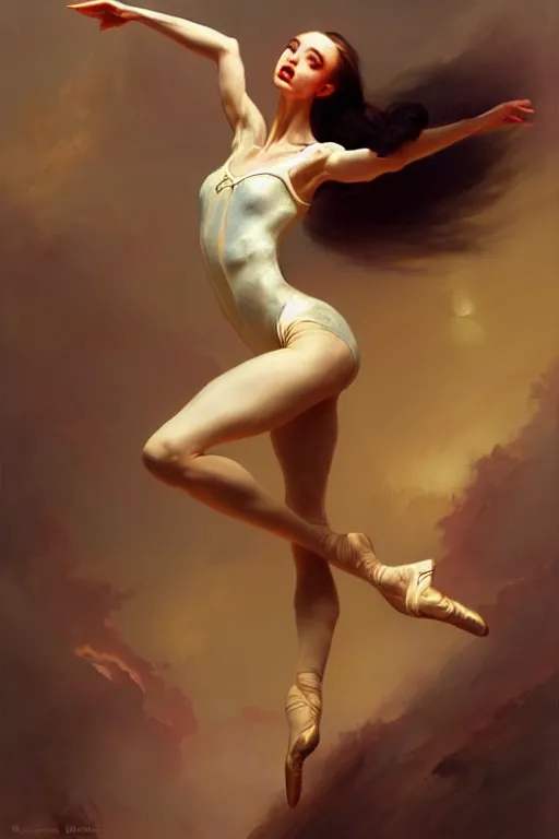 Image similar to giesha prima ballerina by bayard wu, anna podedworna, gaston bussiere, greg rutkowski