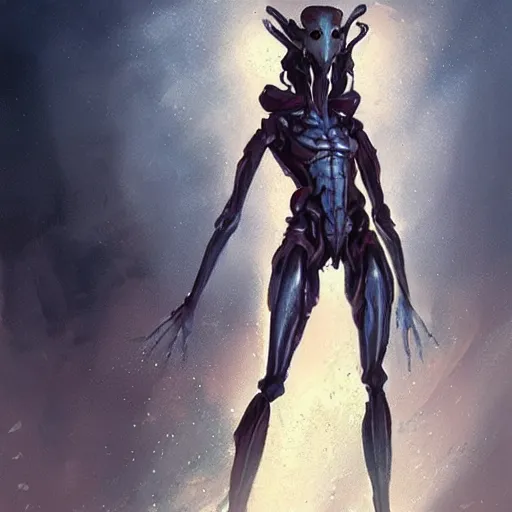 Image similar to a little humanoid female mantis, by Greg Rutkowski, in the style of magic the gathering