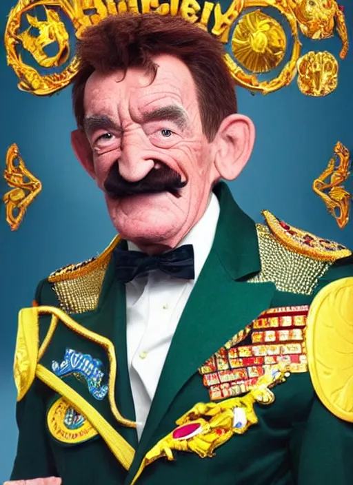 Image similar to God Emperor Barry Chuckle