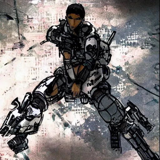 Image similar to Obunga, anime art, Yoji Shinkawa