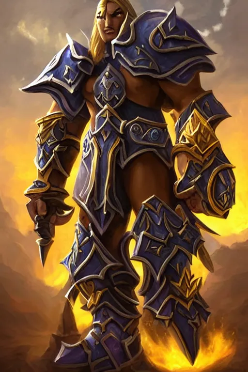 Image similar to world of warcraft paladin