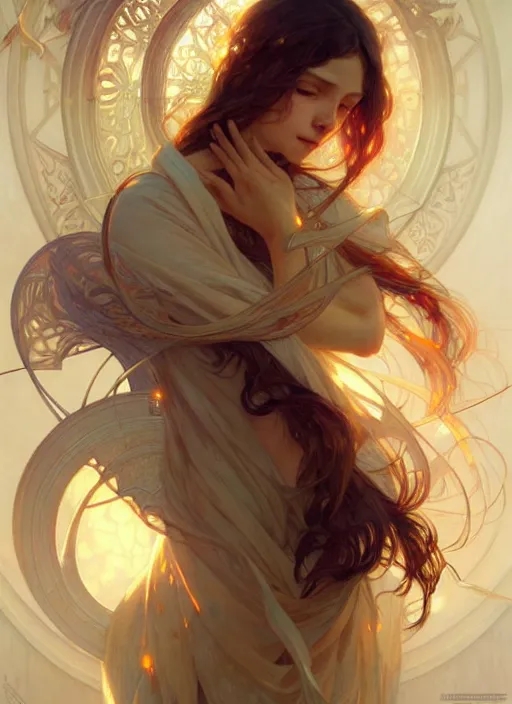 Image similar to September 1 is the day of knowledge, intricate, elegant, sharp focus, illustration, highly detailed, digital painting, concept art, matte, art by WLOP and Artgerm and Greg Rutkowski and Alphonse Mucha, masterpiece