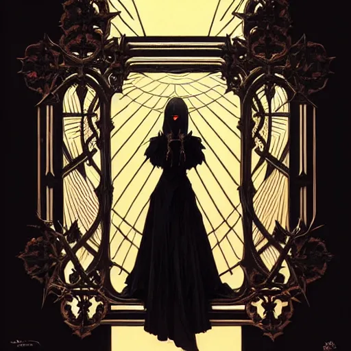 Prompt: symmetry!! portrait of a silhouette of a woman in the world of edward hopprr, horror, fashion, dark!! intricate, elegant, highly detailed, digital painting, artstation, concept art, smooth, sharp focus, illustration, art by artgerm and greg rutkowski and alphonse mucha