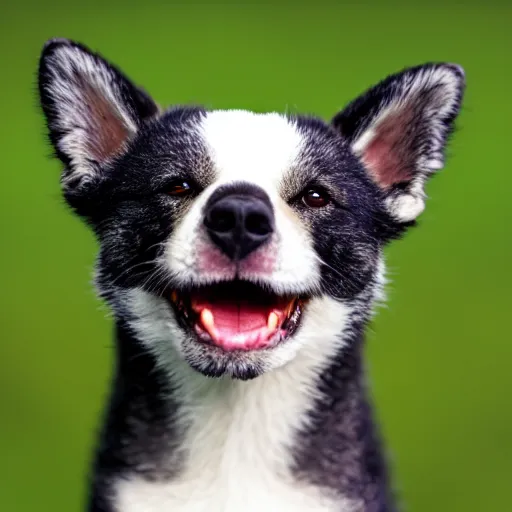 Image similar to gollum - faced samoed dog
