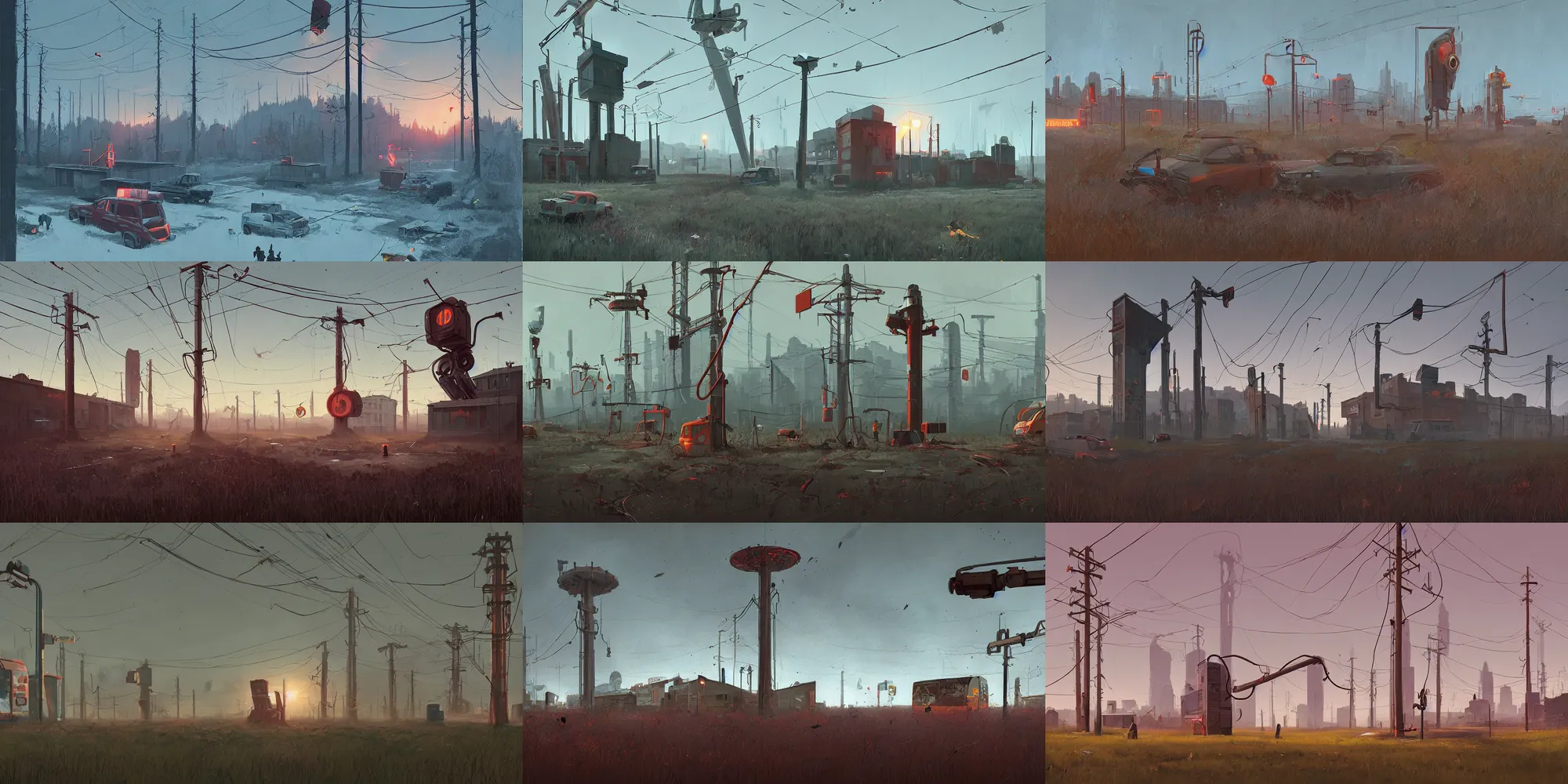 Prompt: half life 2 by simon stalenhag