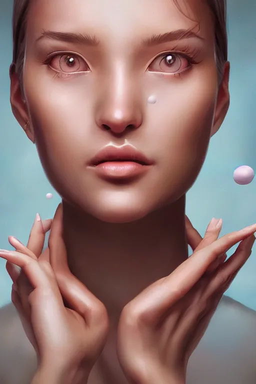 Prompt: The most elegant person in the world, digital art by Artgerm and beeple and WLOP