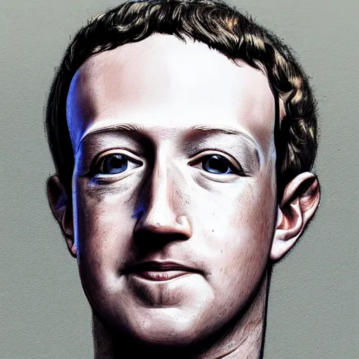 Image similar to Mark zuckerberg by meatcanyon