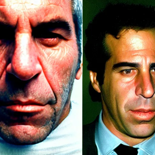 Prompt: Jeffery Epstein stars in Face/Off (1997)