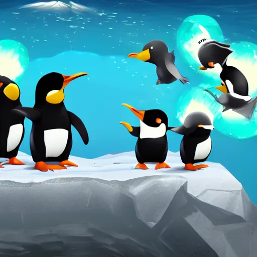 Prompt: this penguin game is the most popular steam game ever