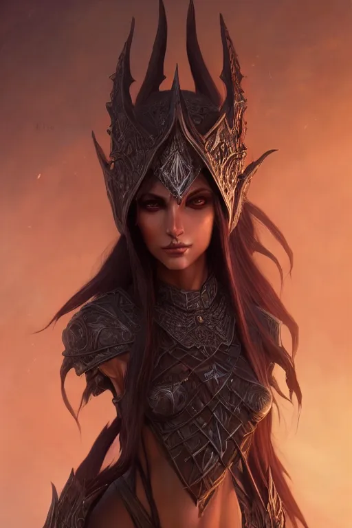 Image similar to dark elf princess, highly detailed, d & d, fantasy, highly detailed, digital painting, trending on artstation, concept art, sharp focus, illustration, global illumination, shaded, art by artgerm and greg rutkowski and fuji choko and viktoria gavrilenko and hoang lap