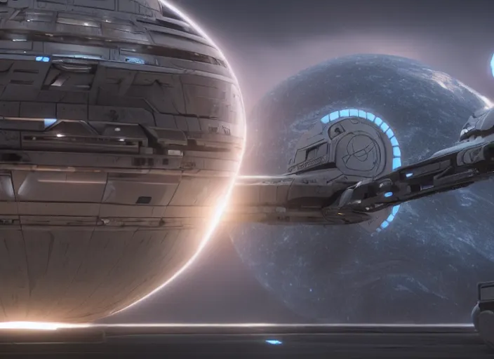 Image similar to a movie still from the 2020 space opera movie called when Stargate, after effects, computer CGI, cinematic, maya render, octane