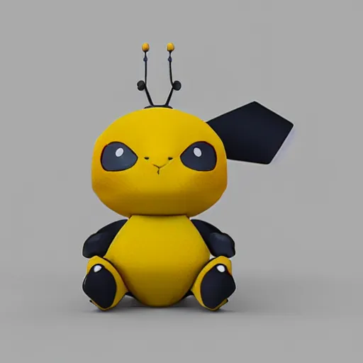 Prompt: pokemon bee cutie stuffed animal friends, unreal ungine 5, octane render, cinema 4 d, by deema egorov