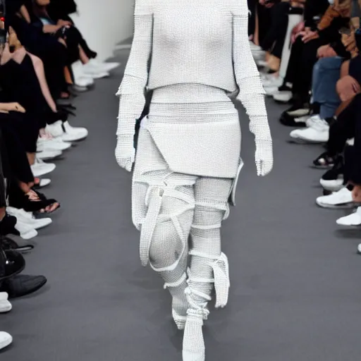 Prompt: innovative clothing design, by balenciaga, yeezy