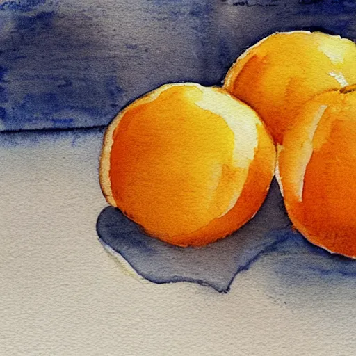 Image similar to oranges and lemons still life watercolor